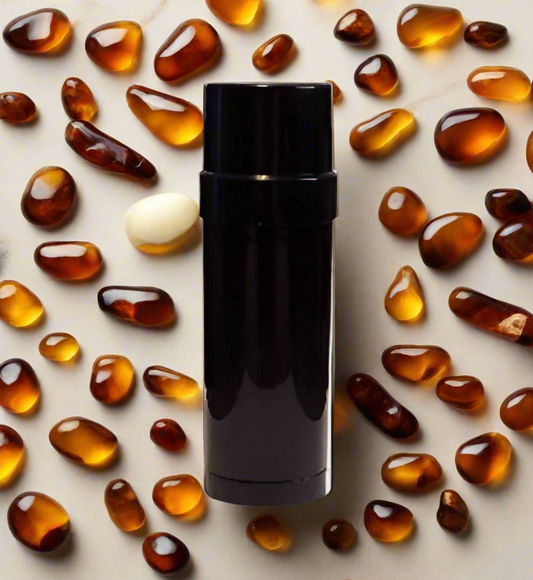 Amber Incense, Maximum Strength, Vegan Natural Deodorant, 72 hour Odor Protection, Coconut & Palm Free, Plant-Derived + Essential Oil Fragrance